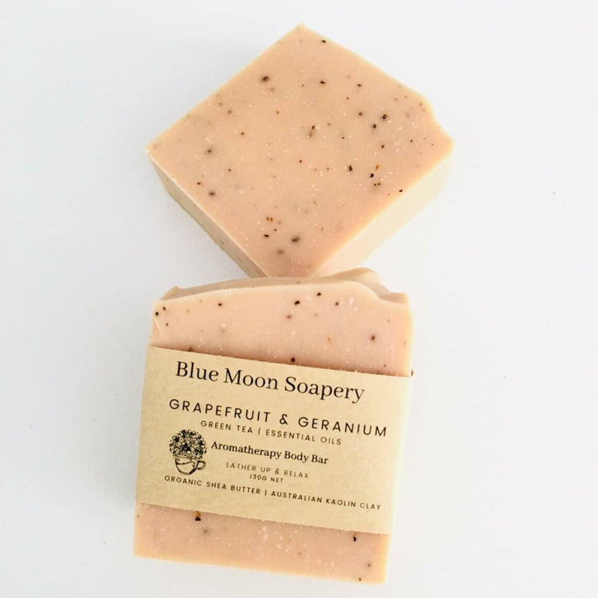Blue Moon Soapery  || Grapefruit and Geranium Soap