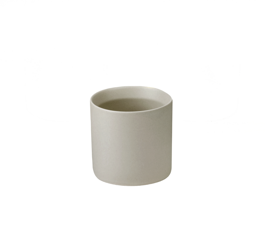 Offshoot l  Ceramic Thin Rim Pot - Grey 17cm