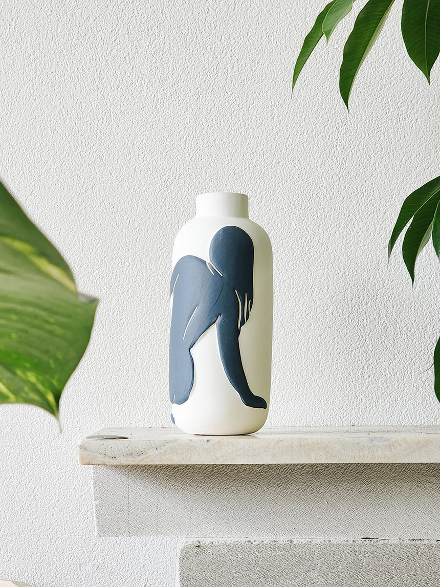 Offshoot | Blue Nude Vase Tall