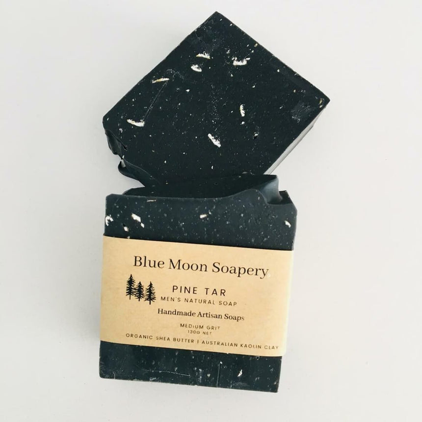 Blue Moon Soapery  || Pine Tar Mens Natural Soap